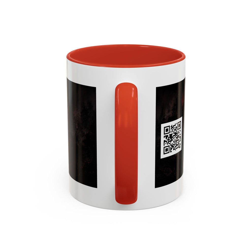 Quiet Violence Gothic Coffee Mug — Dark Horror Artwork Accent Mug (11/15 oz)