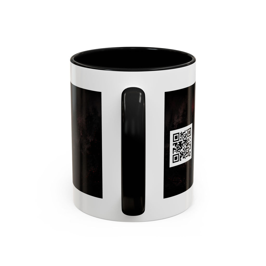 Quiet Violence Gothic Coffee Mug — Dark Horror Artwork Accent Mug (11/15 oz)