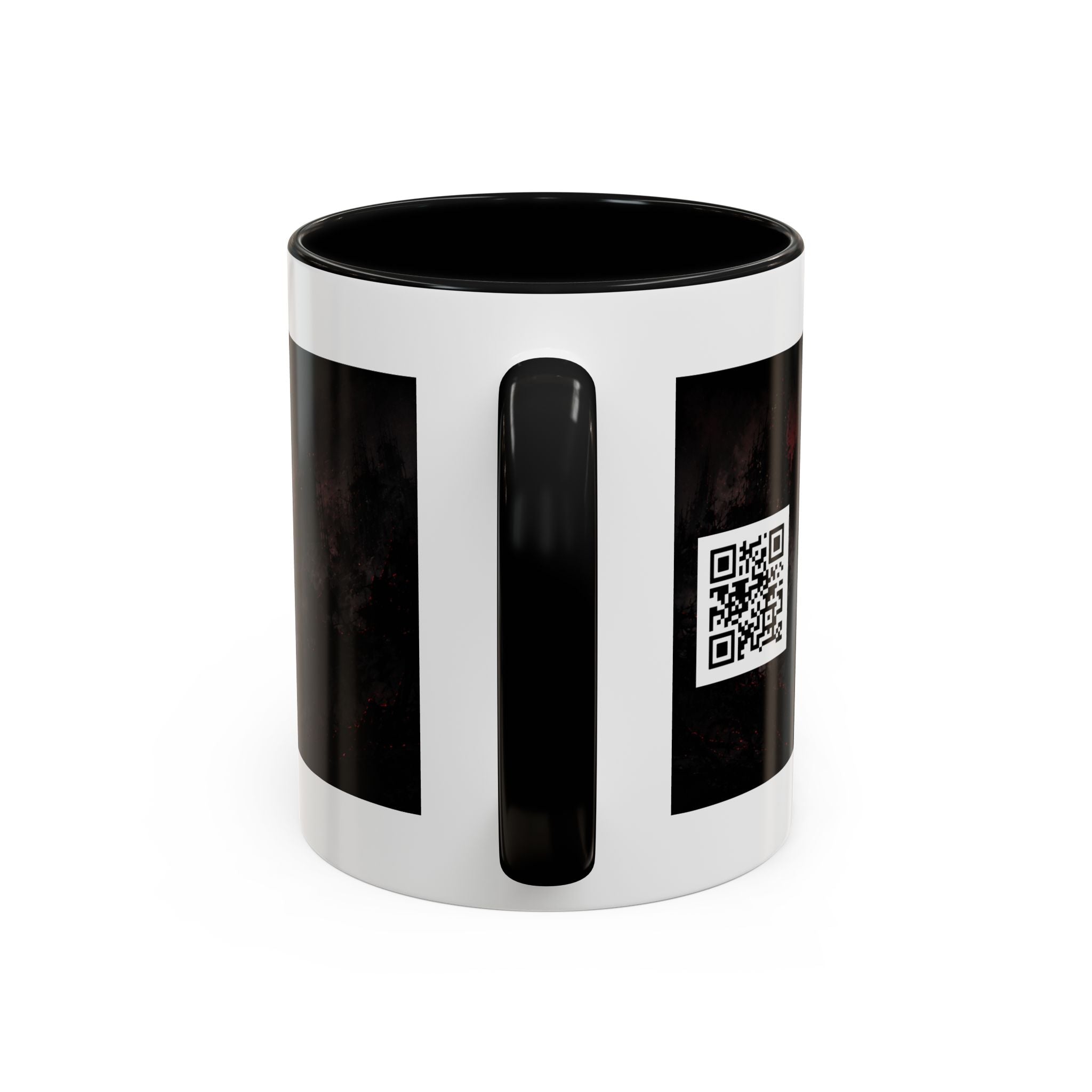 Quiet Violence Gothic Coffee Mug — Dark Horror Artwork Accent Mug (11/15 oz)