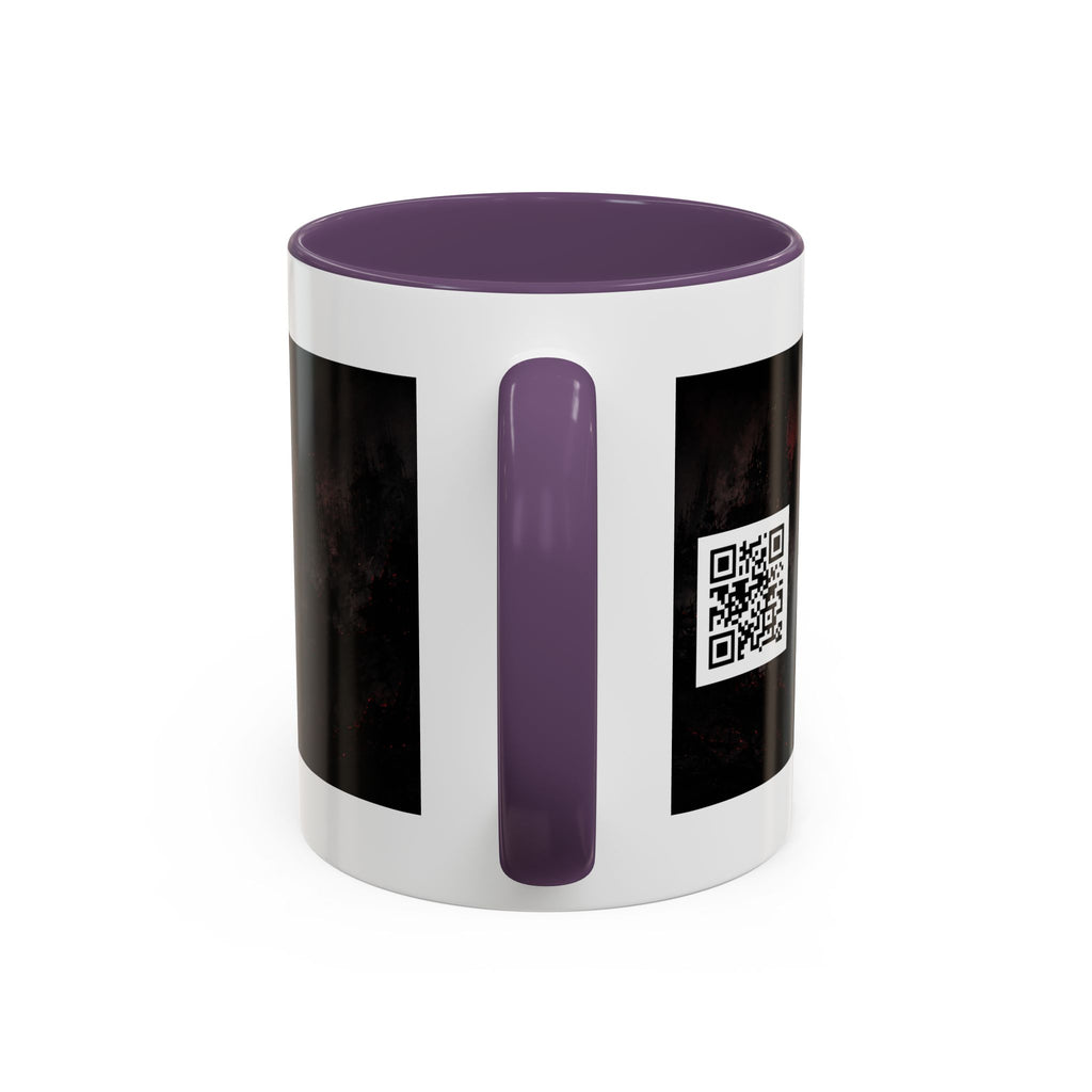 Quiet Violence Gothic Coffee Mug — Dark Horror Artwork Accent Mug (11/15 oz)