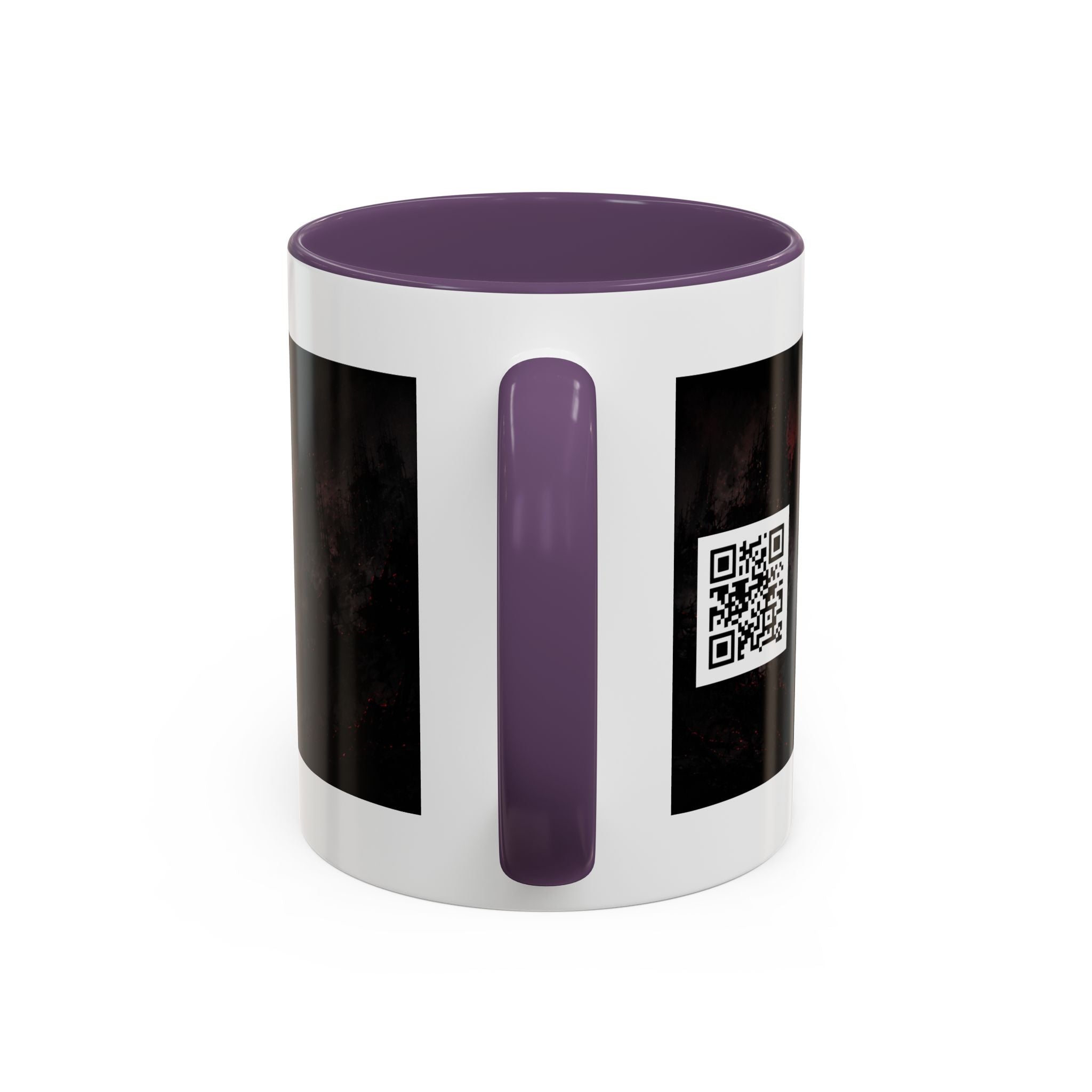 Quiet Violence Gothic Coffee Mug — Dark Horror Artwork Accent Mug (11/15 oz)