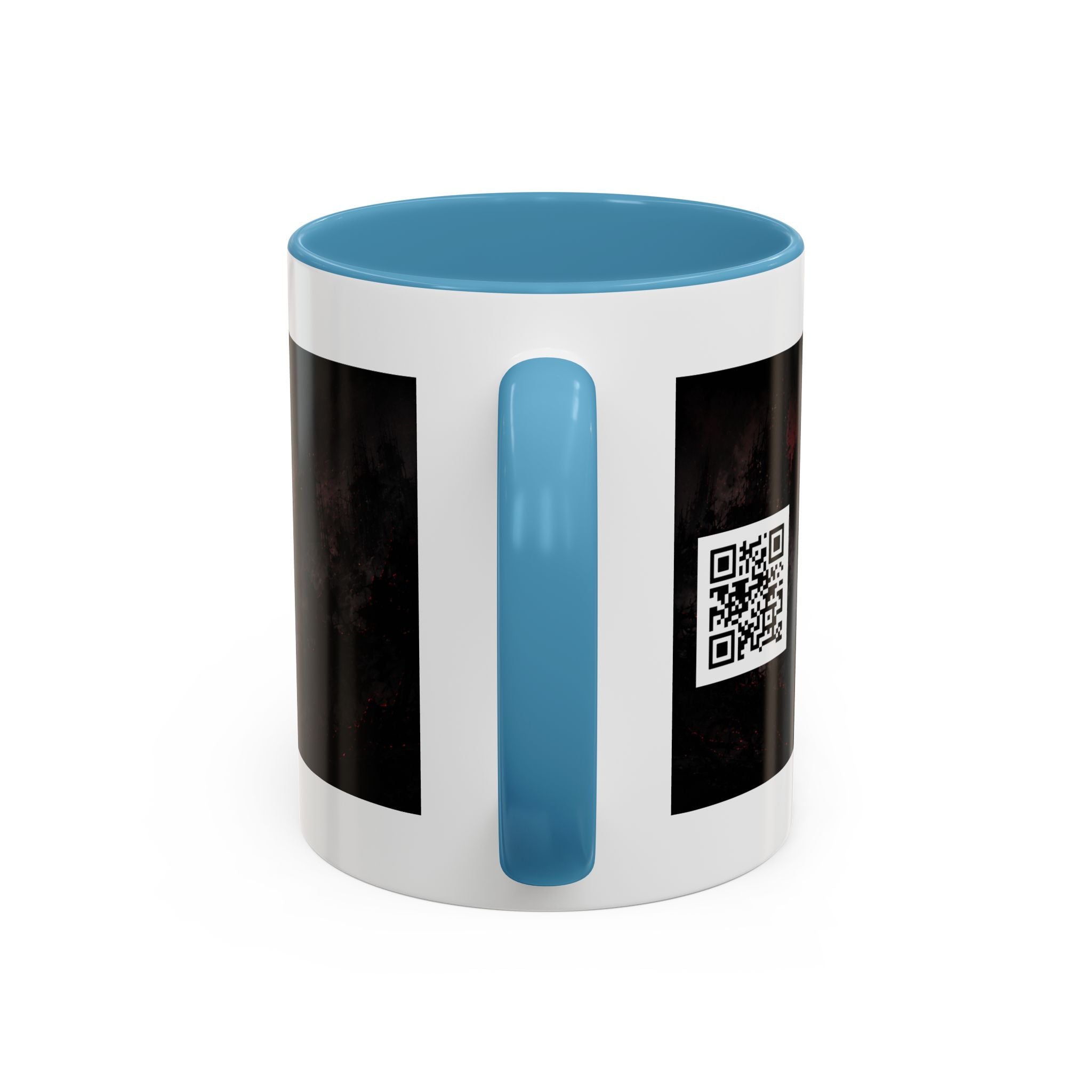 Quiet Violence Gothic Coffee Mug — Dark Horror Artwork Accent Mug (11/15 oz)