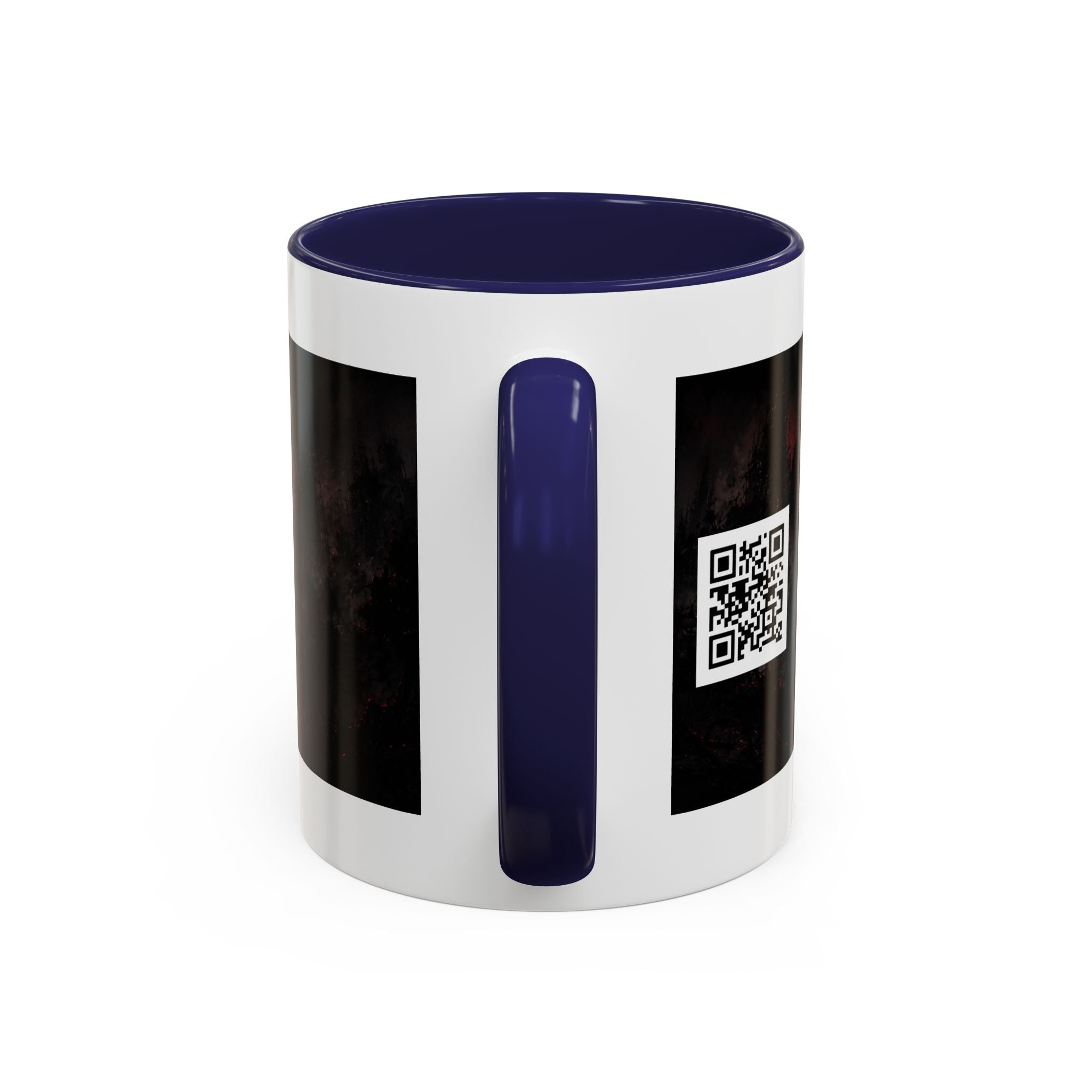 Quiet Violence Gothic Coffee Mug — Dark Horror Artwork Accent Mug (11/15 oz)